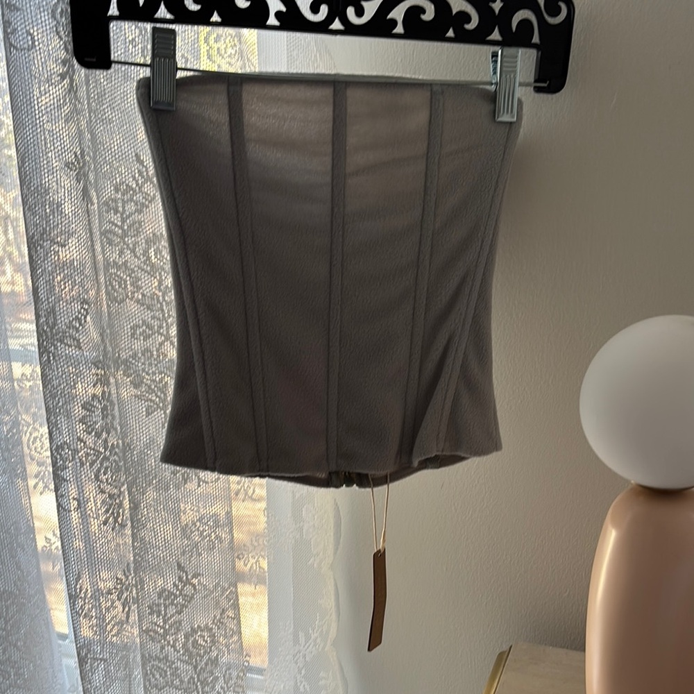 Gray Corset Top (no longer sold/ out of stock)